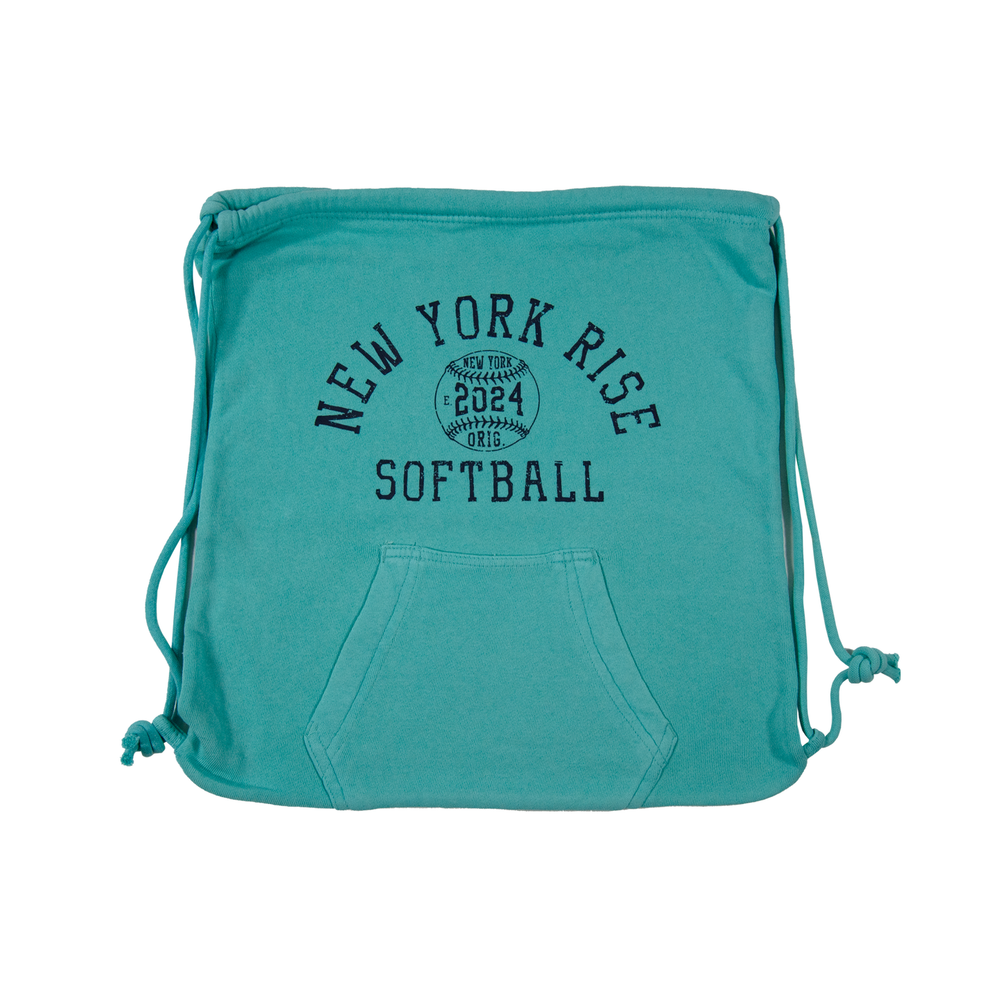 Rise - Arch Logo Blue Drawstring Bag