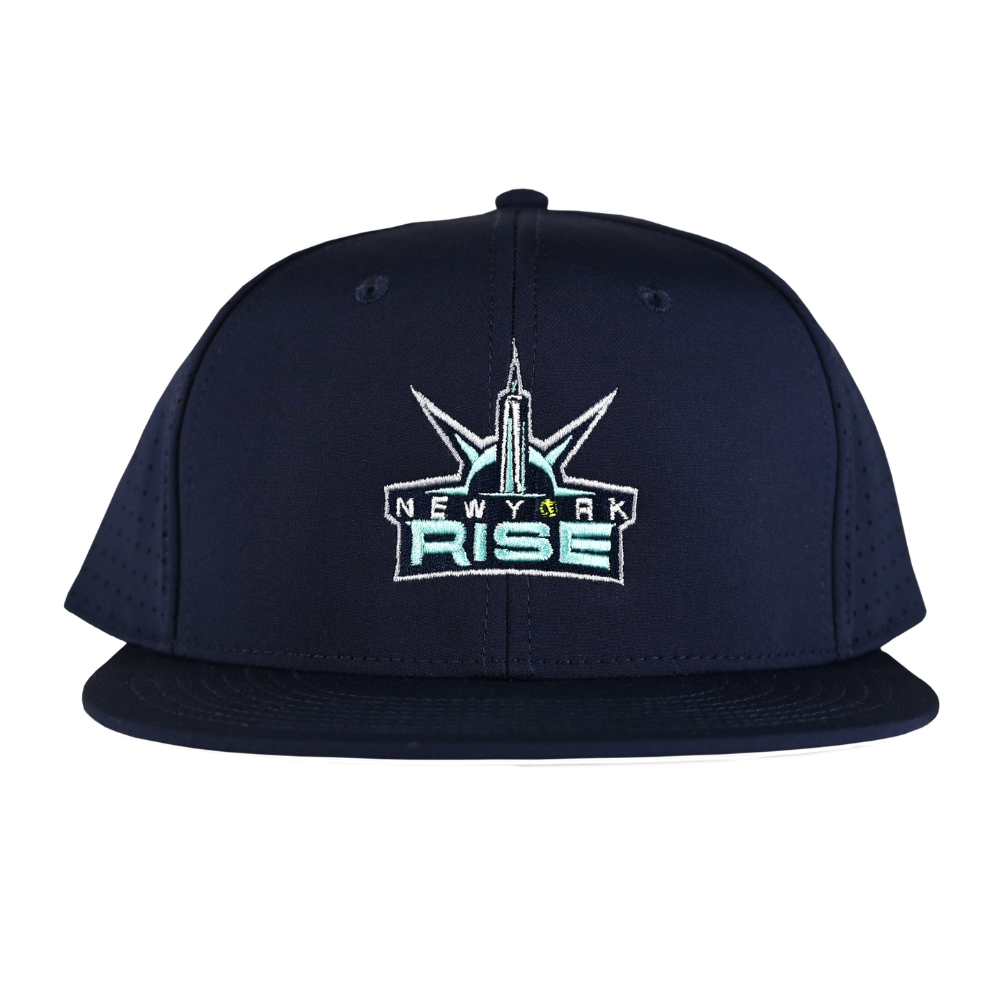 Rise -  Logo Navy Lazer Perf Snapback