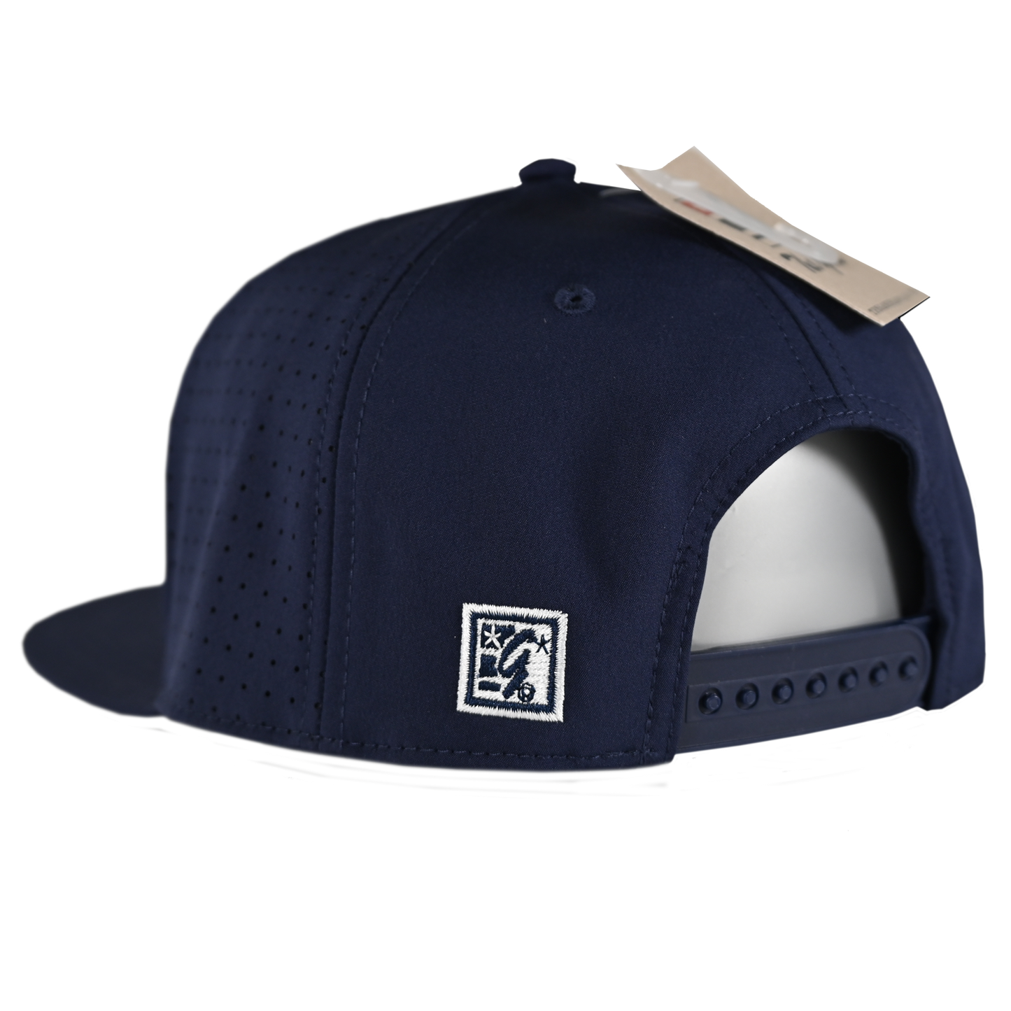Rise -  Logo Navy Lazer Perf Snapback