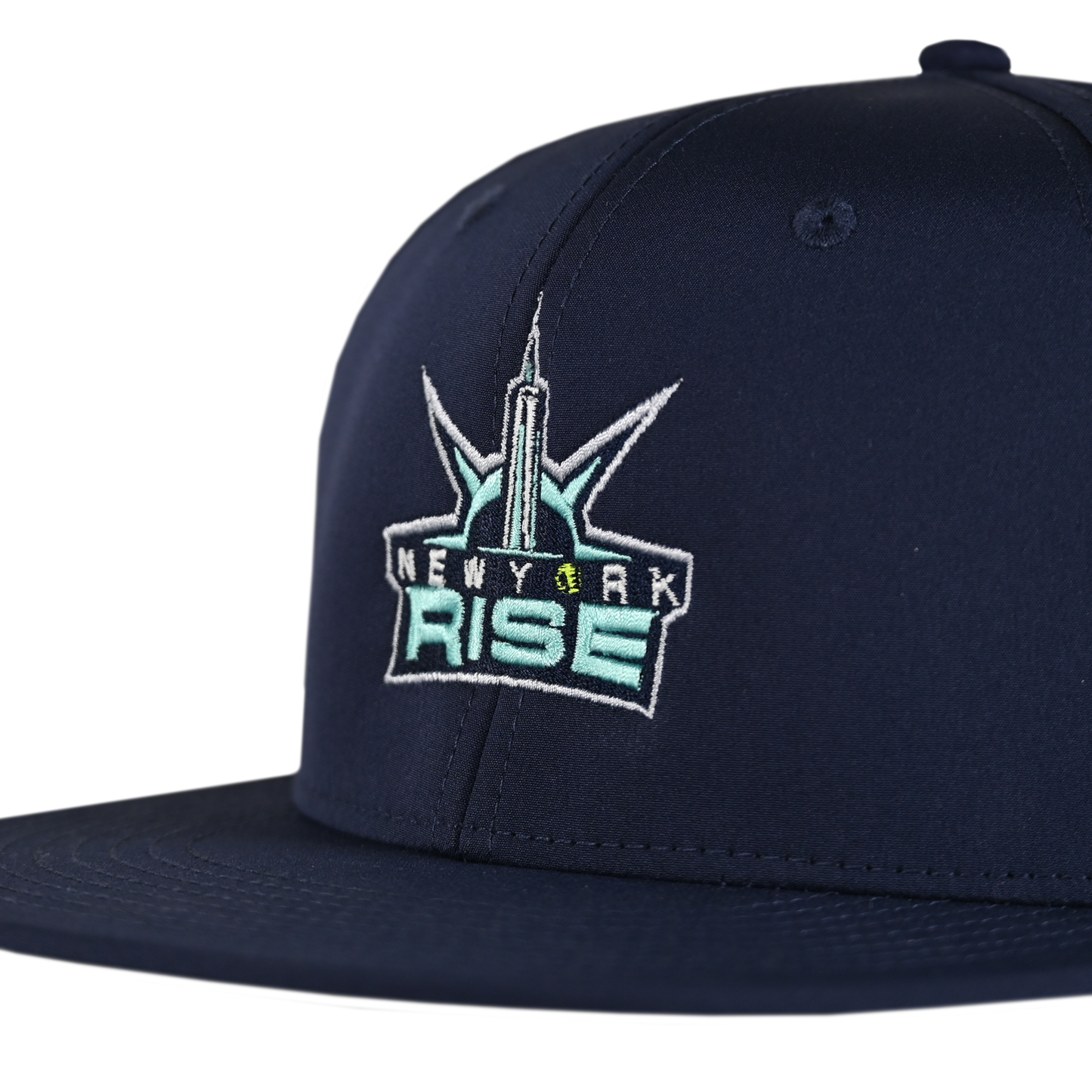 Rise -  Logo Navy Lazer Perf Snapback