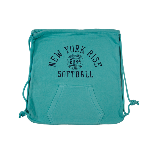 Rise -  Arch Logo Blue Drawstring Bag