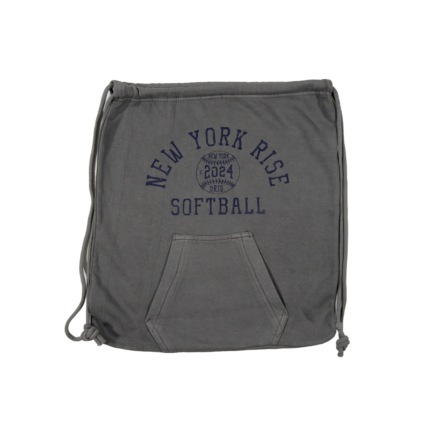 Rise - Arch Logo Grey Drawstring Bag