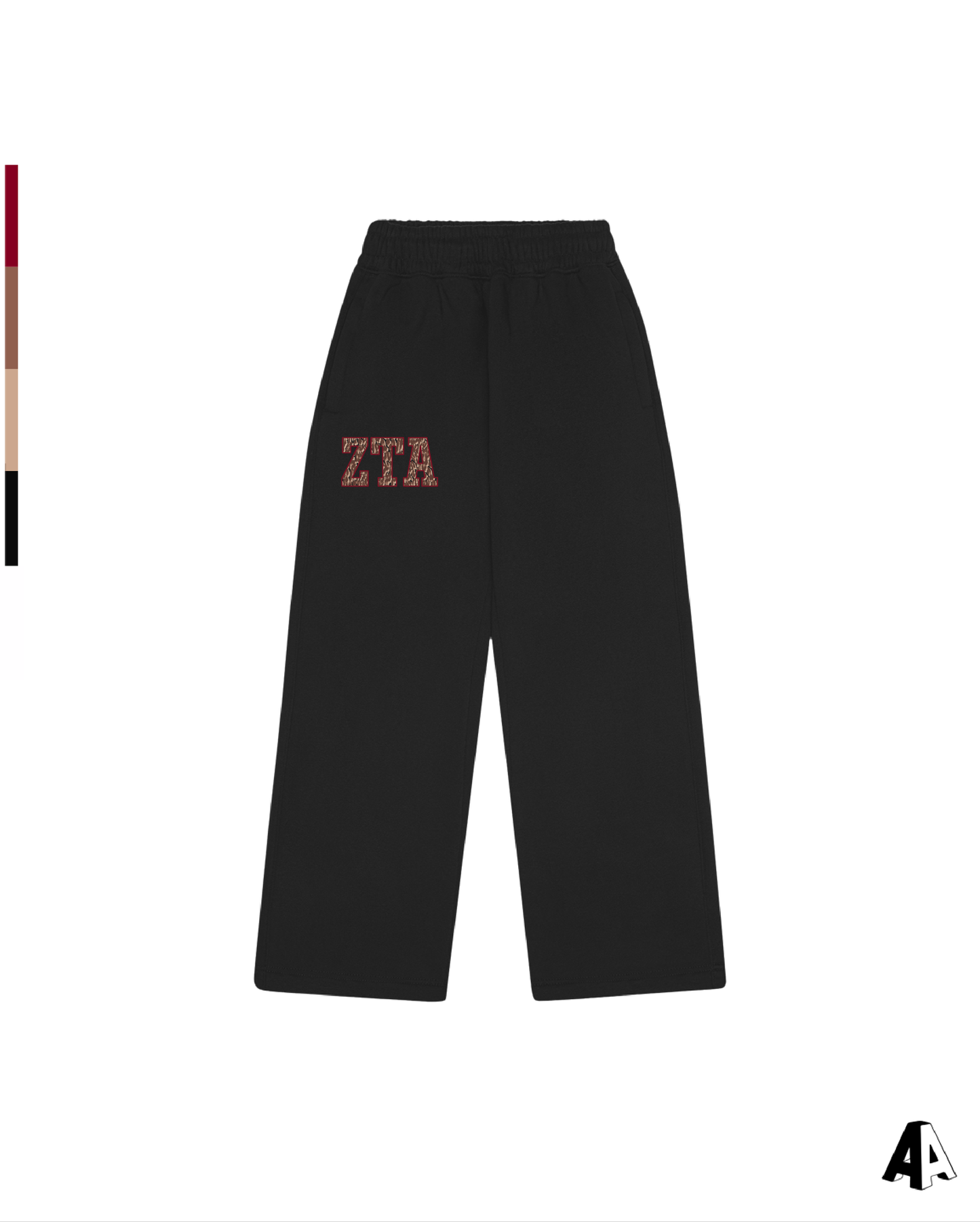 Cheetah Black Sweatpants