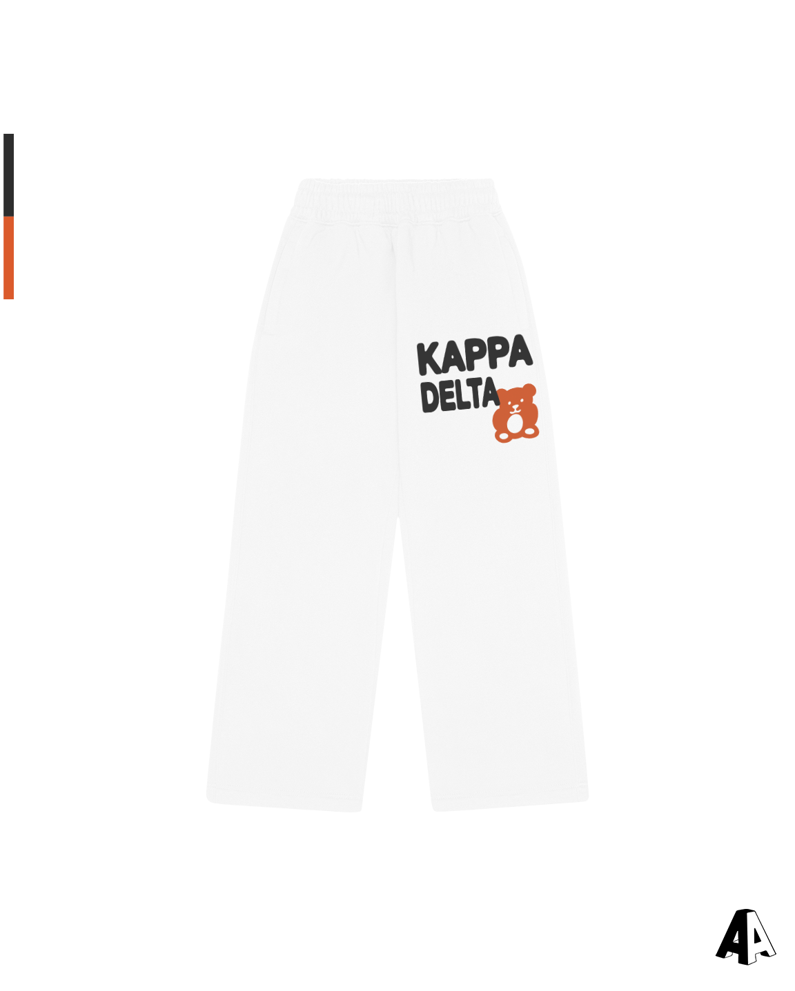 Free Spirit White Sweatpants - Kappa Delta - front