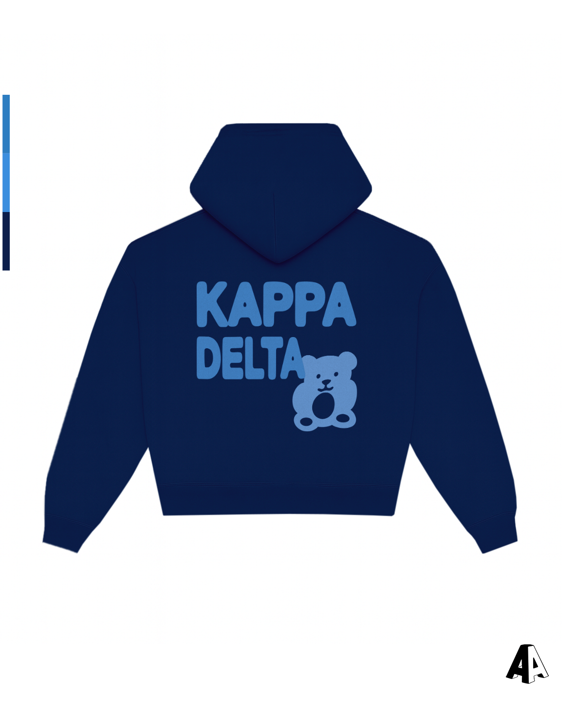 Free Spirit Navy Hoodie - Kappa Delta - back