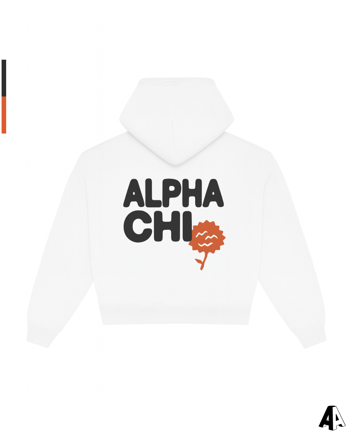 Free Spirit White Hoodie - Alpha Chi Omega - back