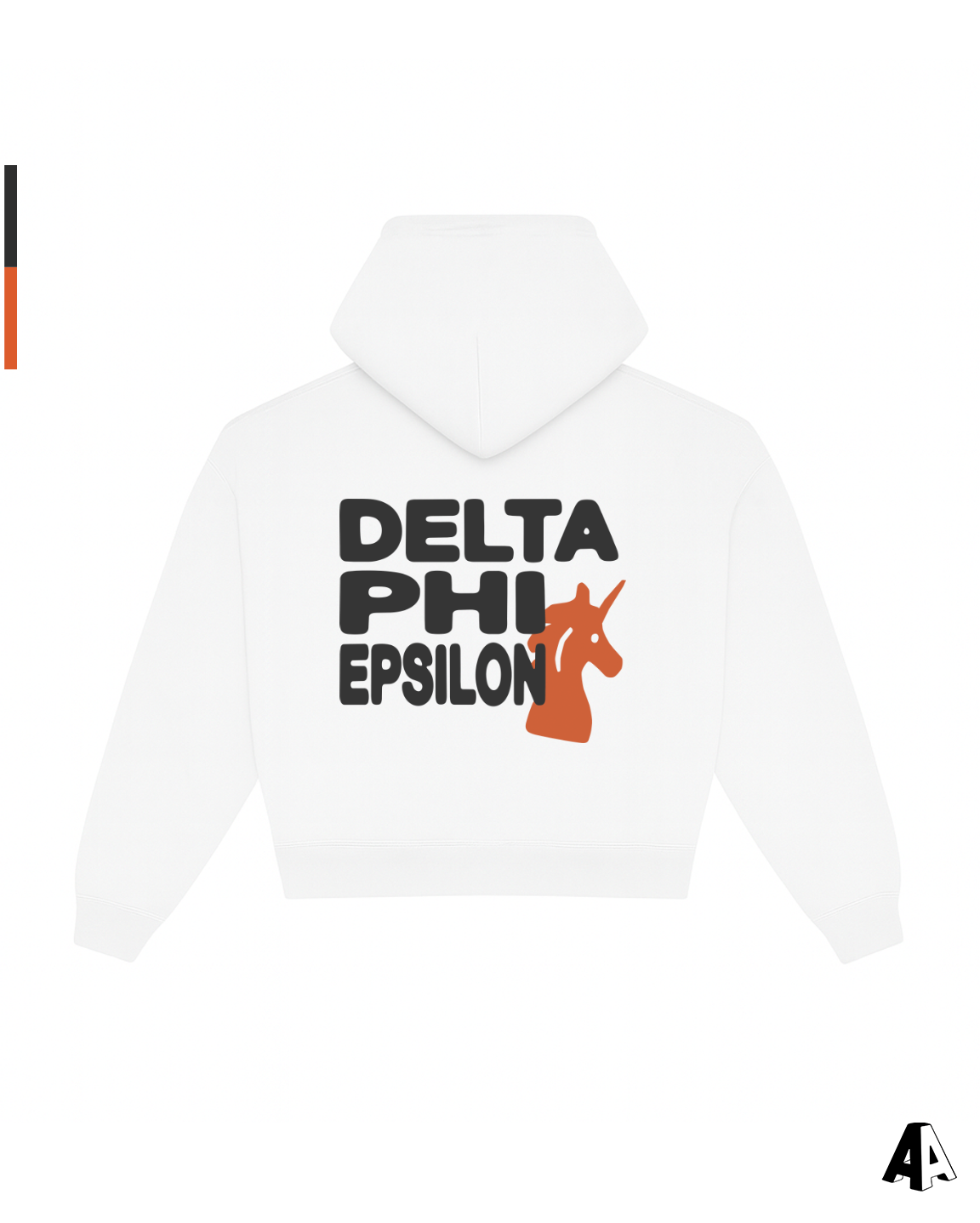 Free Spirit White Hoodie - Delta Phi Epsilon - back