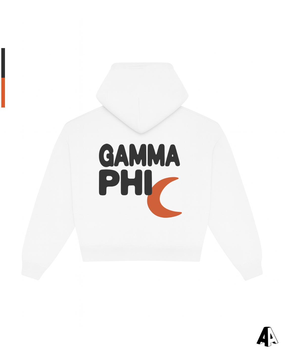 Free Spirit White Hoodie - Gamma Phi Beta - back