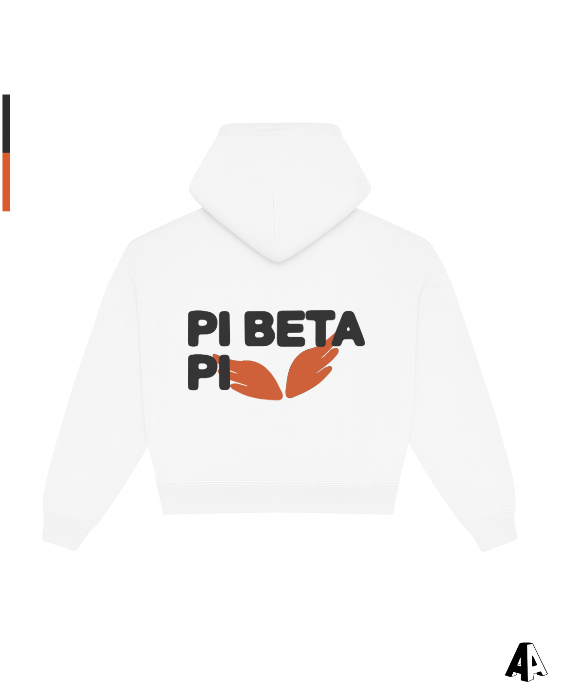 Free Spirit White Hoodie - Pi Beta Phi - back