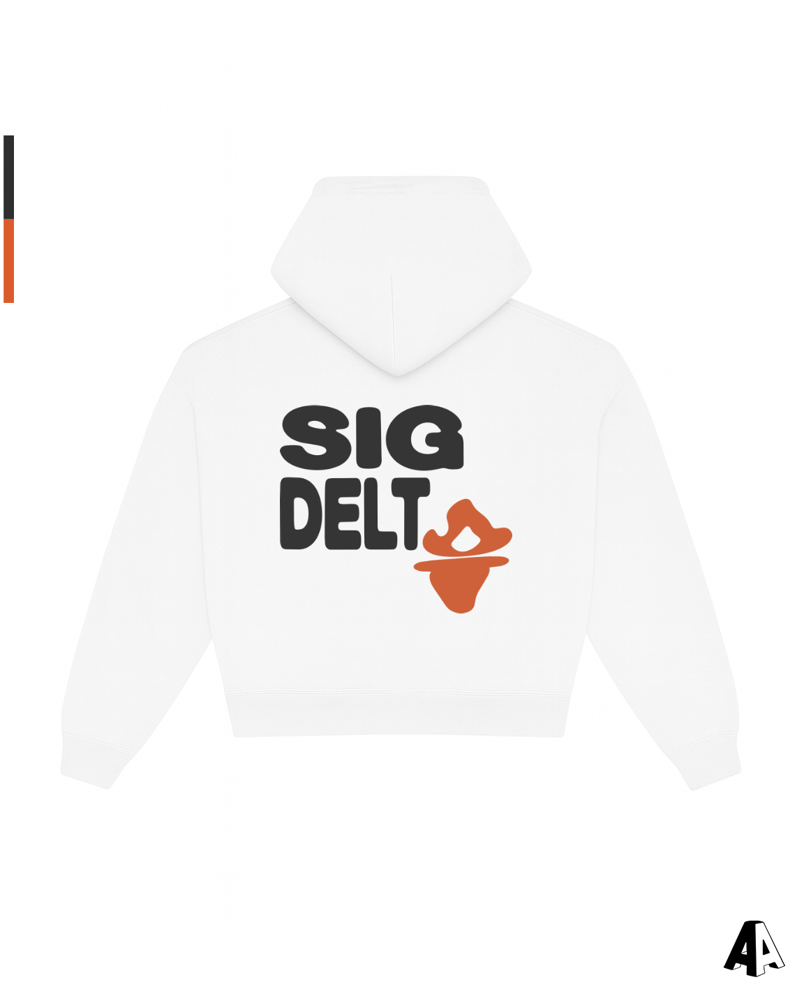 Free Spirit White Hoodie - Sigma Delta Tau - back