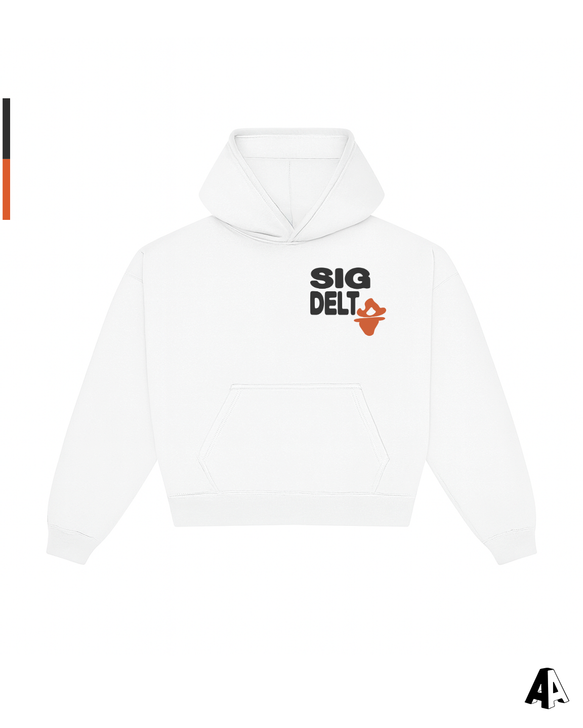 Free Spirit White Hoodie - Sigma Delta Tau - front