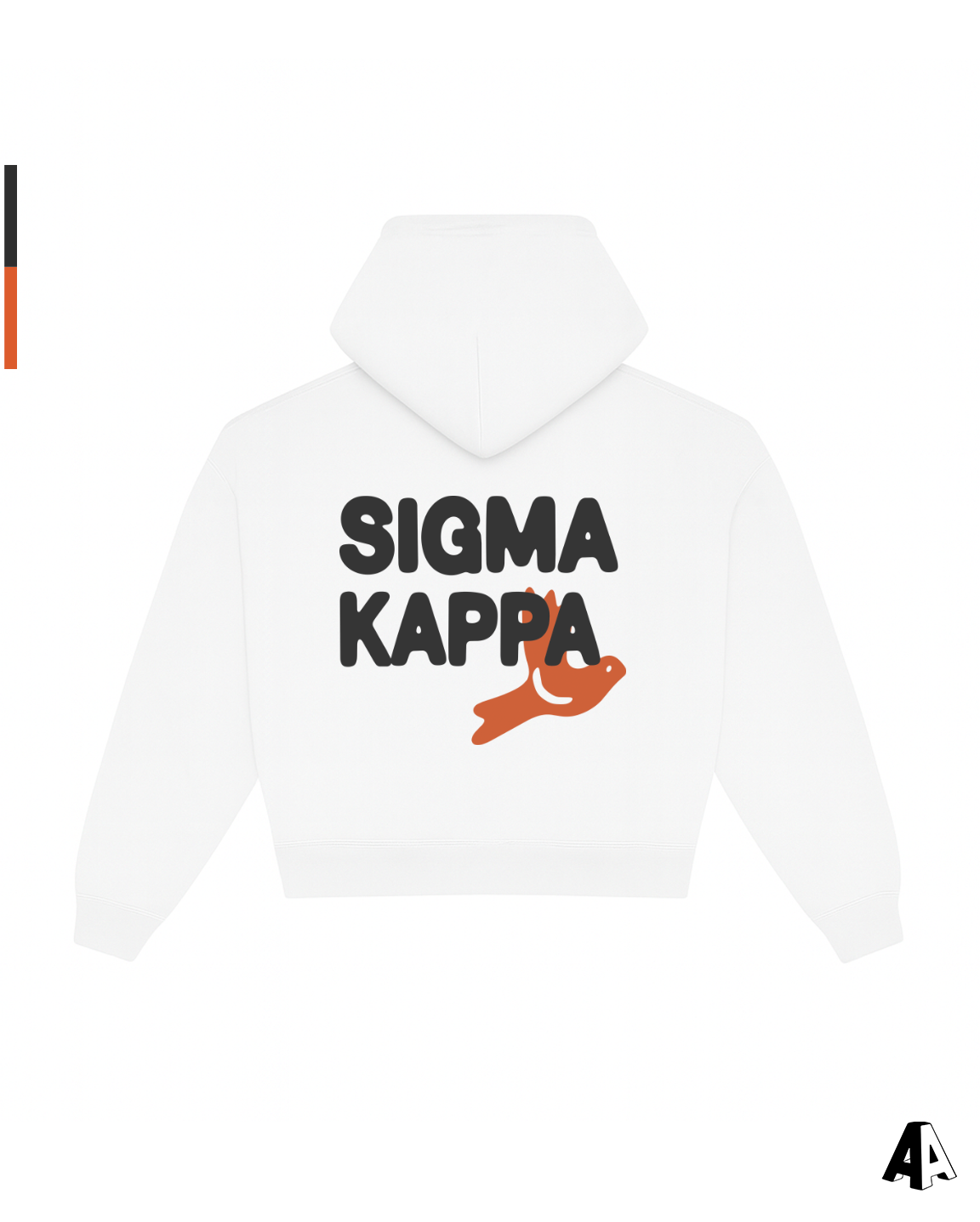 Free Spirit White Hoodie - Sigma Kappa - back