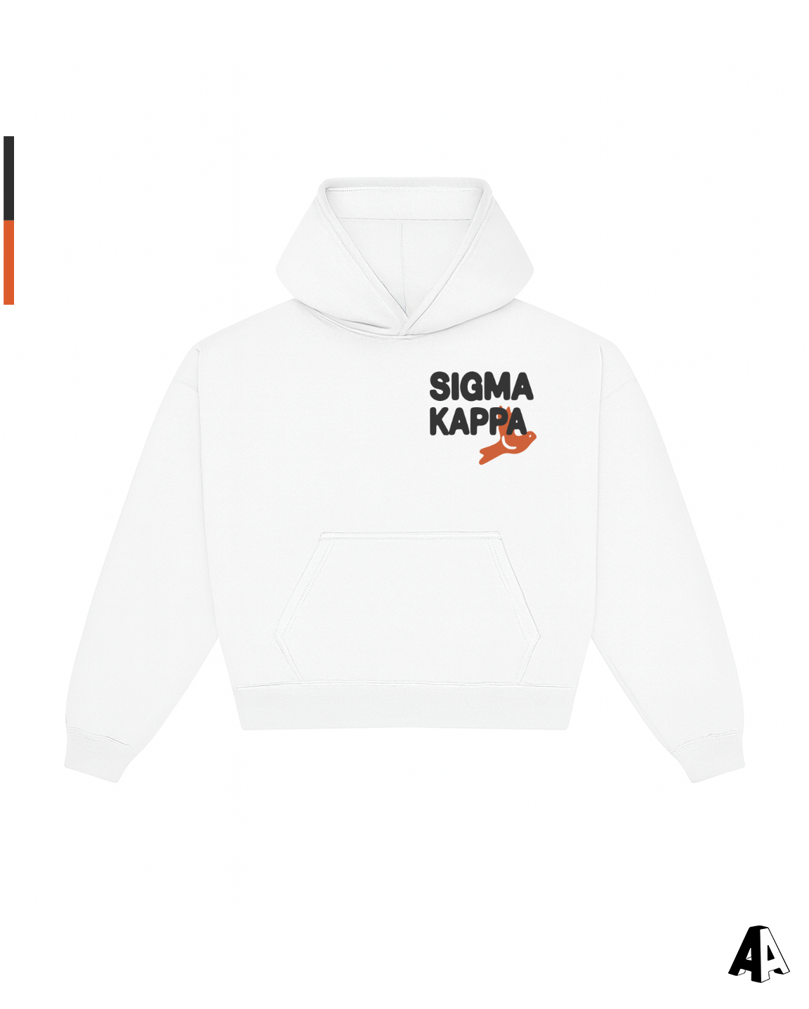 Free Spirit White Hoodie - Sigma Kappa - front