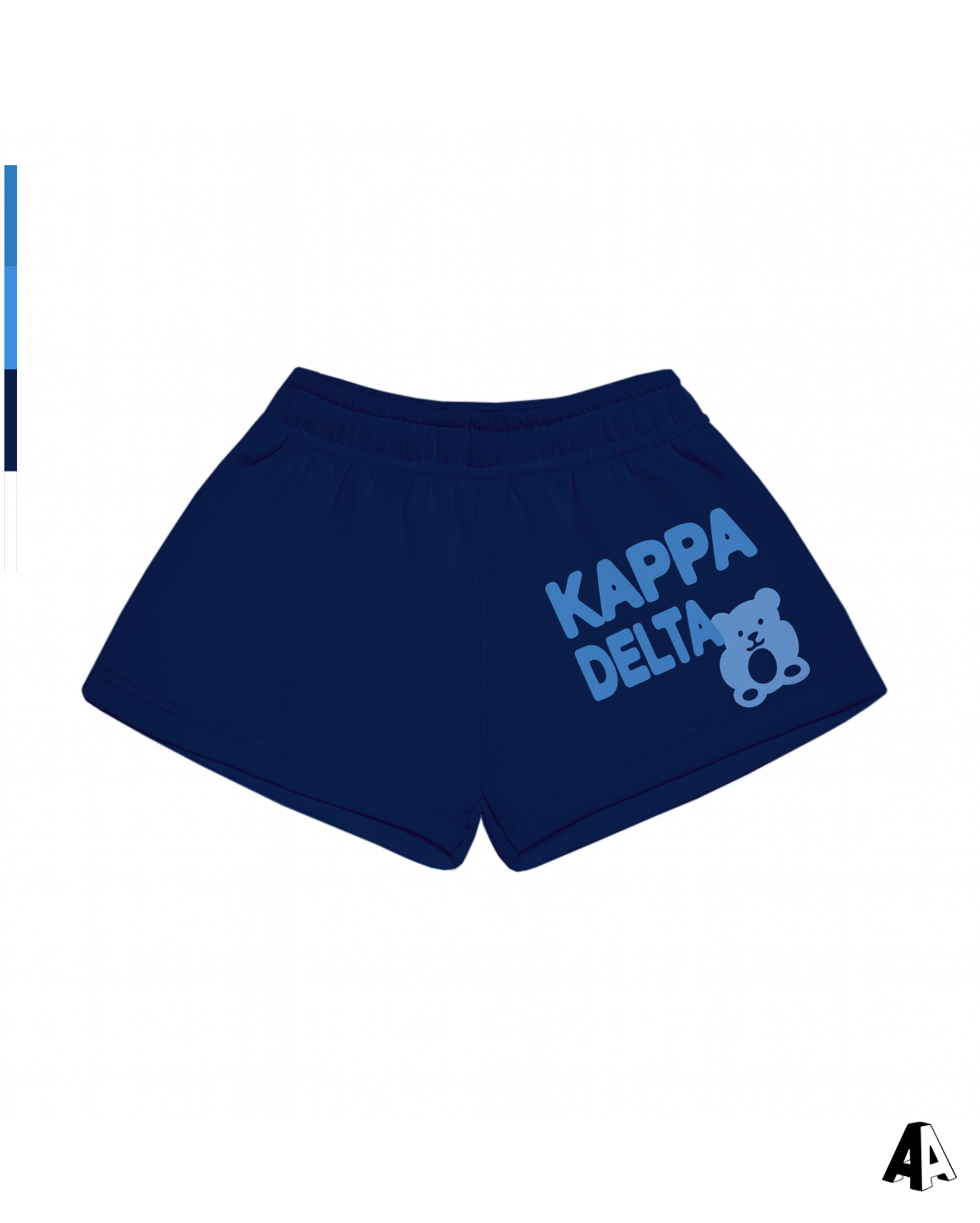 Free Spirit Navy Shorts - Kappa Delta - front
