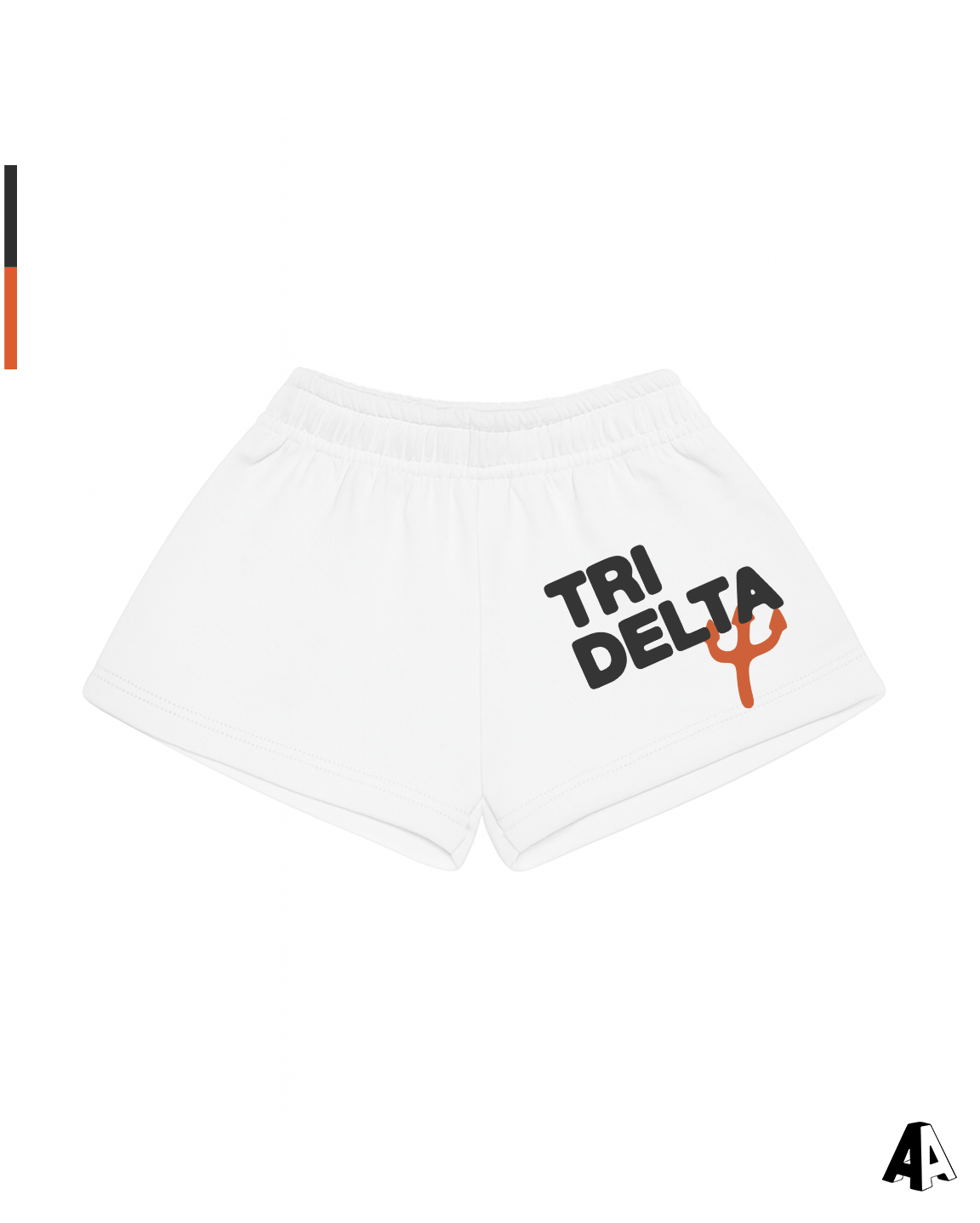 Free Spirit White Shorts - Delta Delta Delta - front