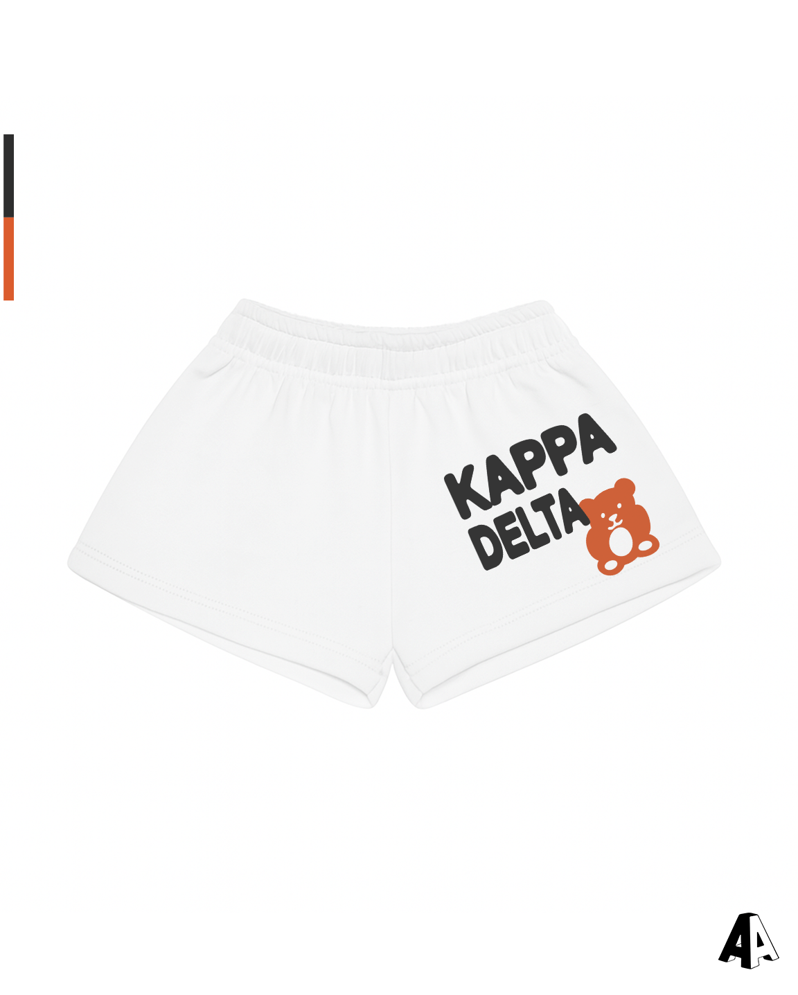 Free Spirit White Shorts - Kappa Delta - front
