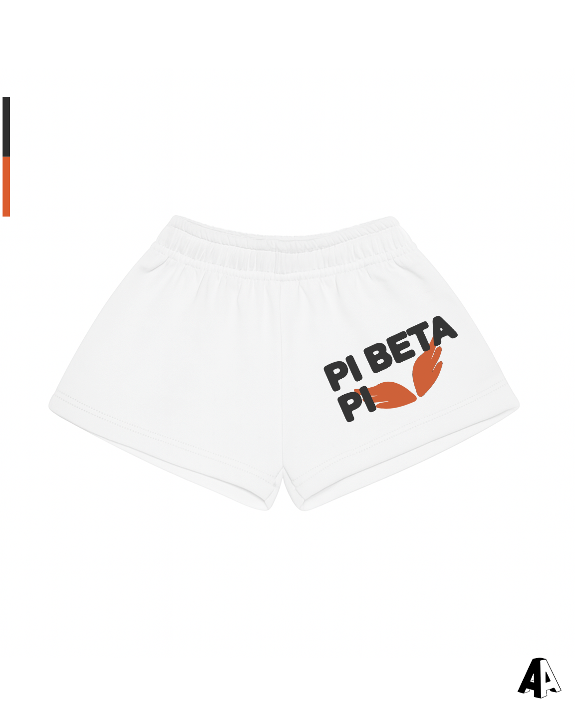 Free Spirit White Shorts - Pi Beta Phi - front